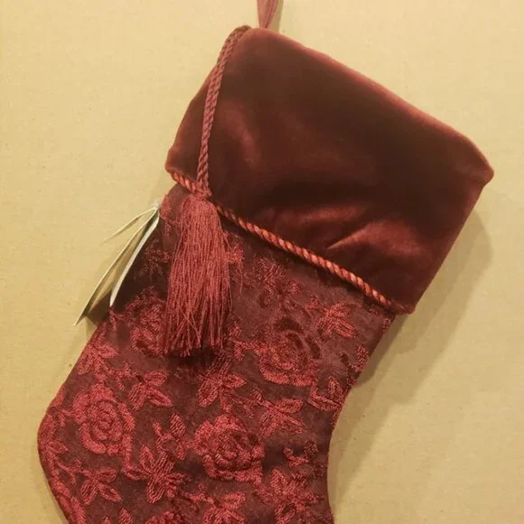 Handmade Victorian Stocking - NEW - Picture 1 of 7